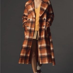 NVLT Autumn Plaid Long Coat